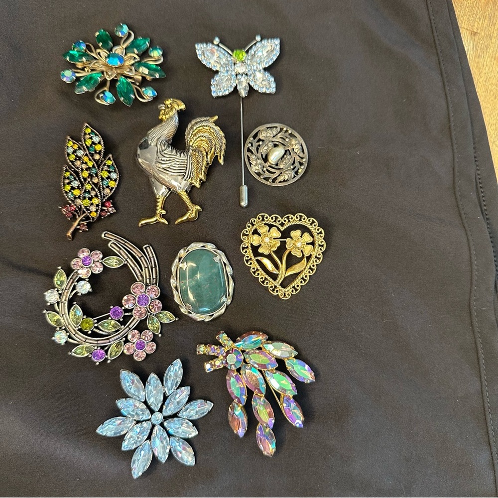 Variety of Brooches